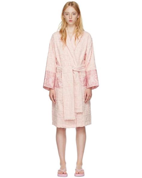 versace robe light pink